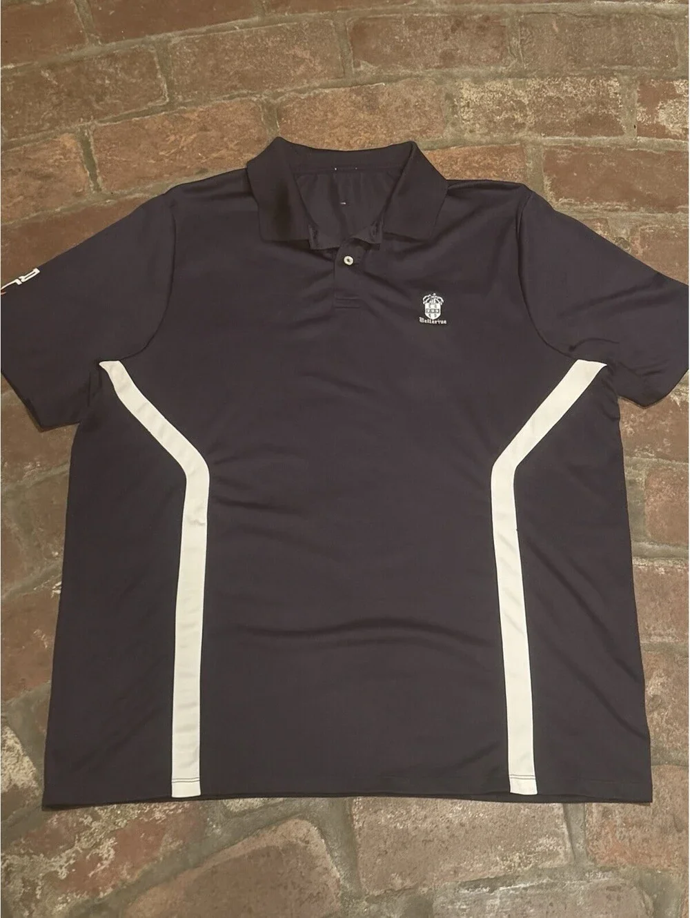 RLX Ralph Lauren Performance Golf Polo Shirt Mens XL Black Bellarive